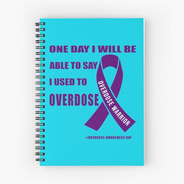 Item preview, Overdose Awareness Day Stop Overdose - support for OA ilness,ribbon purple butterfly   designed and sold by rhinosaurandfun.