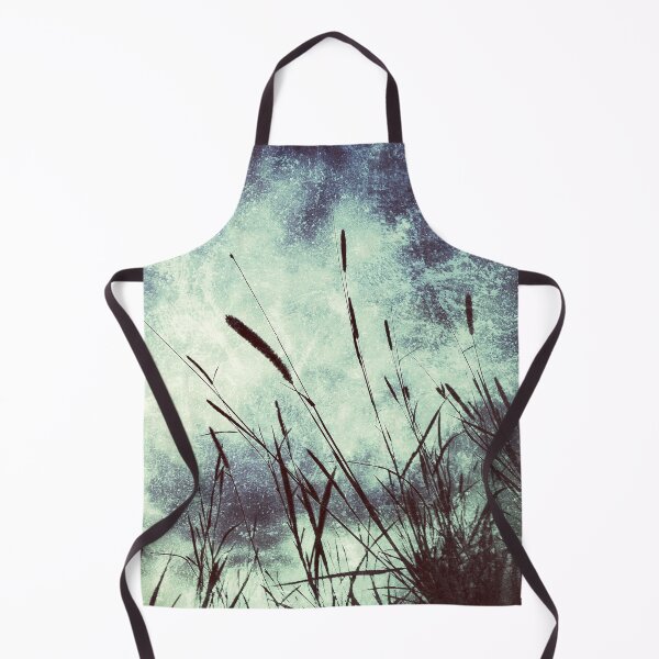 Item preview, Tall Wild Grass on Moody Grunge Style Scratched Marble Look Surface Background designed and sold by Beachy.