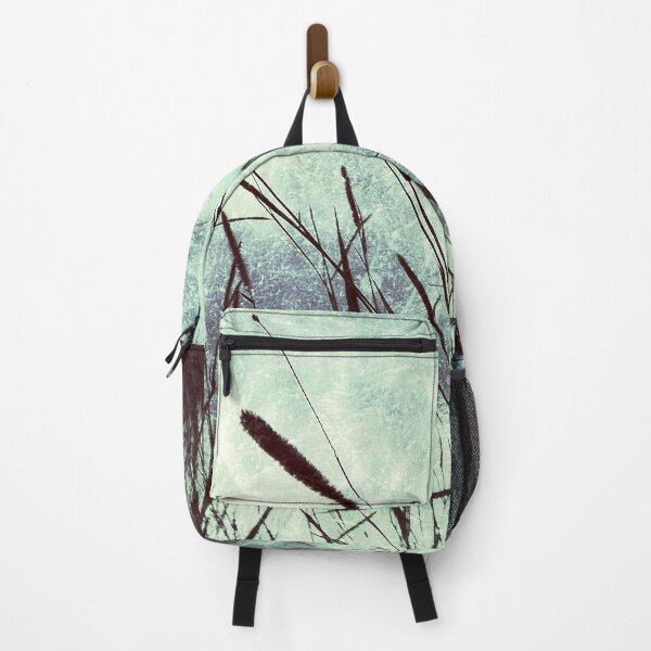 Item preview, Tall Wild Grass on Moody Grunge Style Scratched Marble Look Surface Background designed and sold by Beachy.