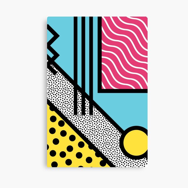 Gnarly - retro memphis throwback pattern print 1980s 80's style