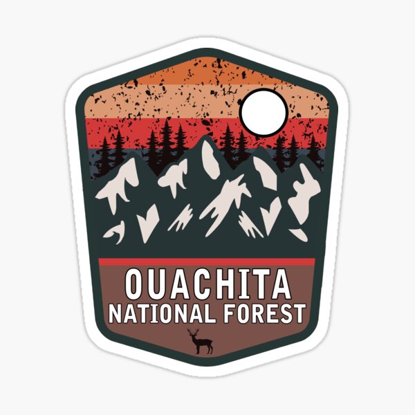 Ouachita national forest Sticker