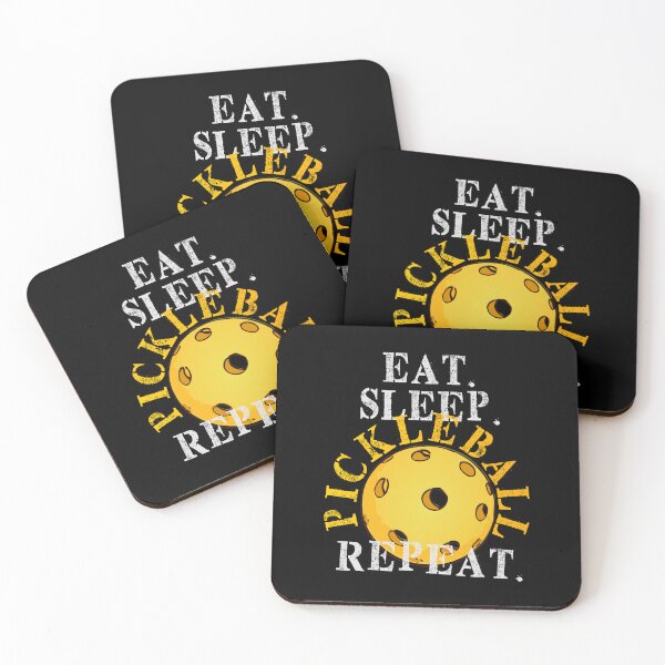 Item preview, EAT SLEEP PICKLEBALL REPEAT LOVER FUNNY QUOTE GIFT designed and sold by jaml-12.
