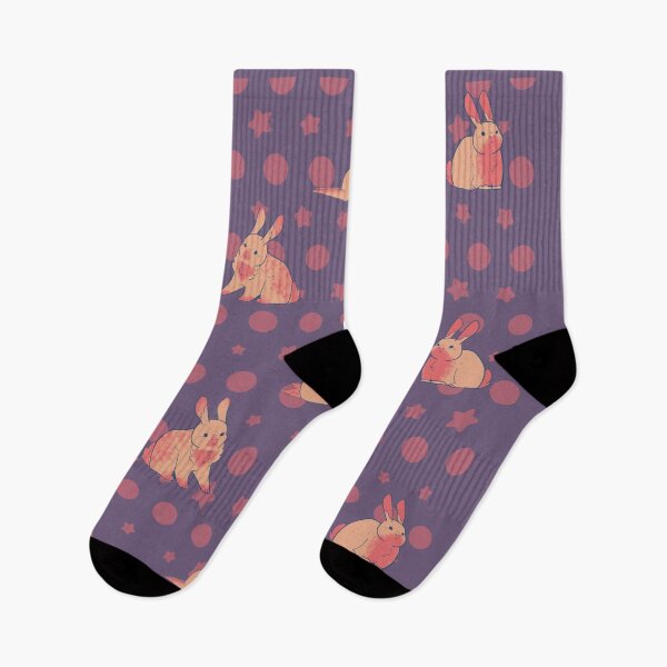 Item preview, Bunny Bunny Bunnies - Orange and purple designed and sold by Hunlu-Tarudce.
