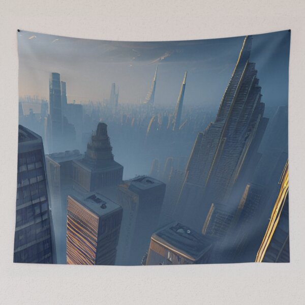 Item preview, 'Scifi Background Asset - The Mega City' designed and sold by Bako24.