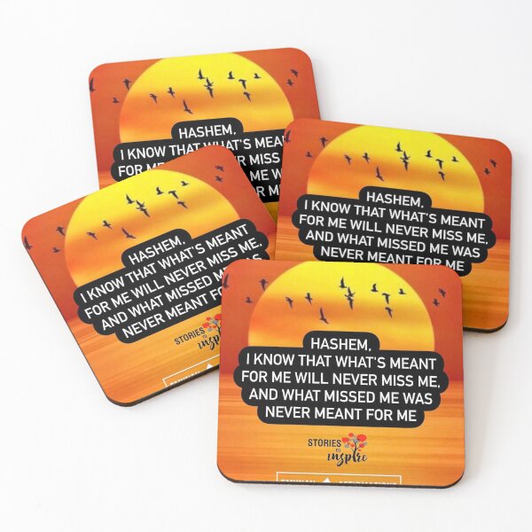 Item preview, Hashem I know that what's meant for me will never miss me. And what missed me was never meant for me designed and sold by Stories To Inspire - Motivational Jewish Quotes.