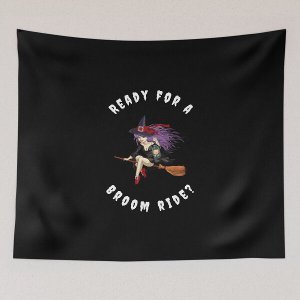 Item preview, Ready For A Broom Ride  designed and sold by DeversDesigns.