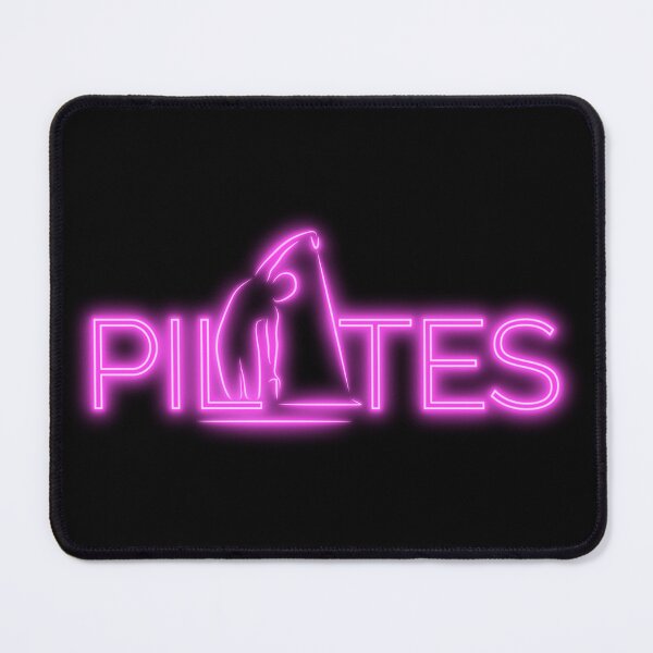 Item preview, Pilates swakatee pose in PILATES word neon effect designed and sold by sashica.