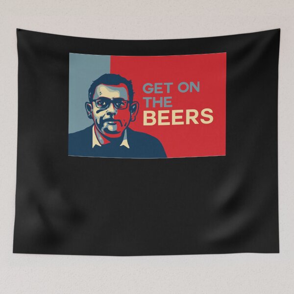 Item preview, Dan Andrews Get On The Beers Sticker   designed and sold by RobertHedges2.