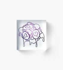 Space Companion Cube - Portal Acrylic Block