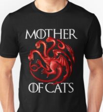 Mutter von Katzen lustiges Game Of Thrones Unisex T-Shirt