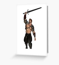 Warrior David 5/8 Greeting Card