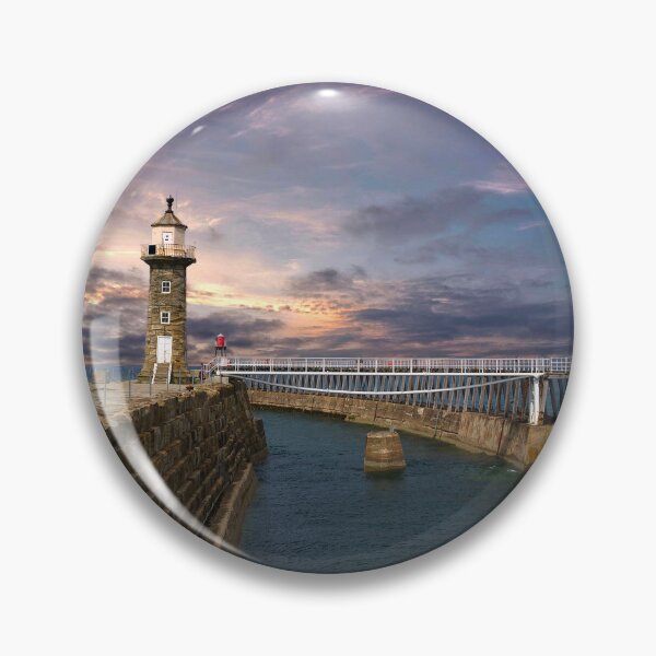 Item preview, Whitby Pier Sunset designed and sold by Alisonchambers2.