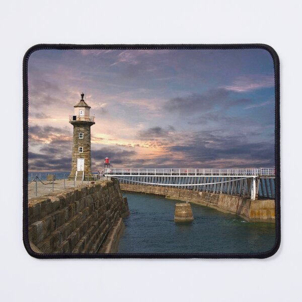 Item preview, Whitby Pier Sunset designed and sold by Alisonchambers2.
