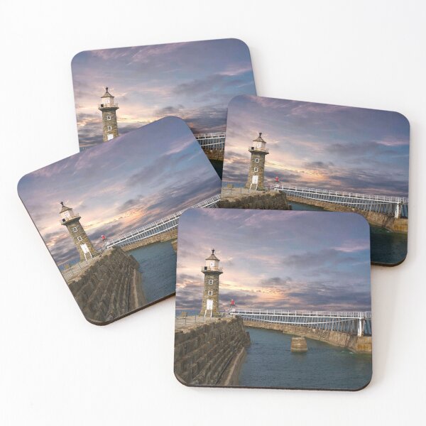 Item preview, Whitby Pier Sunset designed and sold by Alisonchambers2.