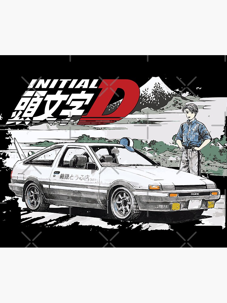 Project D AE86 Treuno Initial D Inspired Mouse Pad Laptop PC Mousepad JDM  Anime