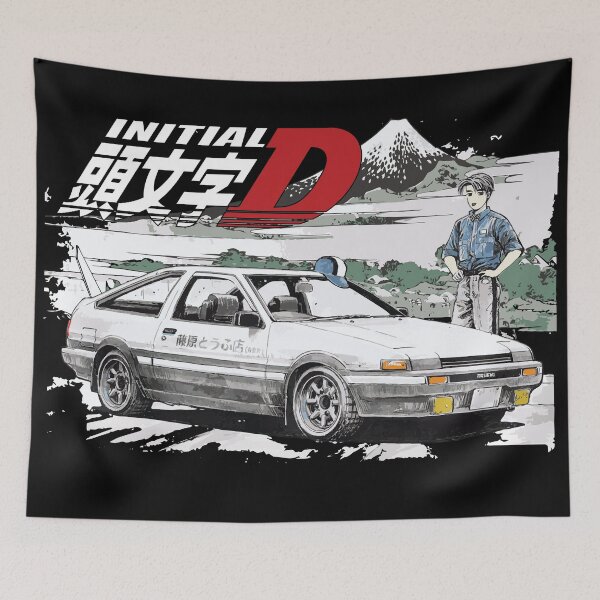 Item preview, Initial D Deep Forest Drifting AE86 Takumi Raceway designed and sold by cowtownCOWBOY.