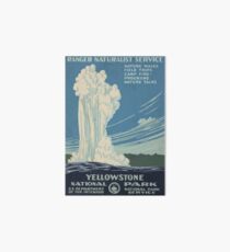 WPA United States Government Work Project Administration Poster 0017 Yellowstone National Park Service Galeriedruck