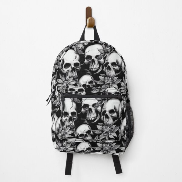 Item preview, Skulls and Flowers - Dark art designed and sold by arkymonart.