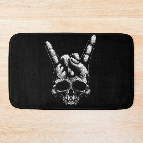 Item preview, Skull metal hand sign designed and sold by DerSenat.