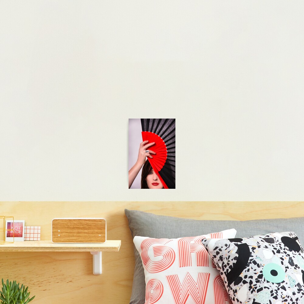 Red & Black Photographic Print
