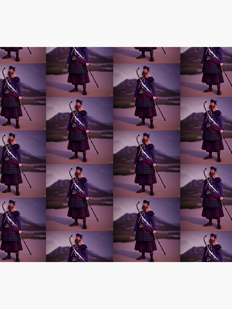 Disover Scottish Highlander in Clan Tartan Socks