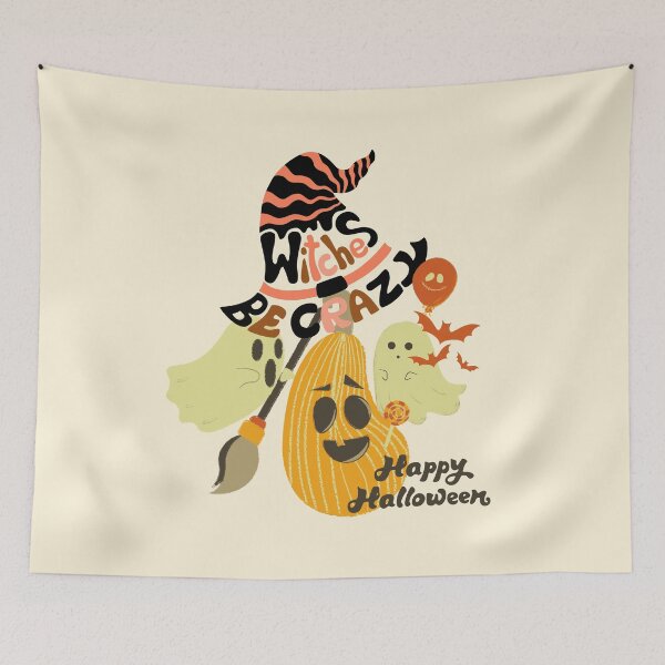 Item preview, happy halloween wiches designed and sold by atelierflaneur.