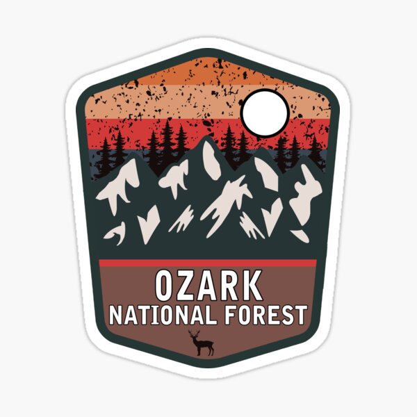 Ozark national forest Sticker
