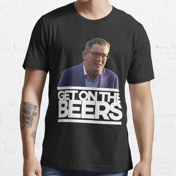 "Get On The Beers Victoria (Reversed) " Tshirt for Sale by