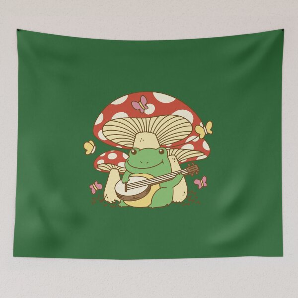 Item preview, Frog with toadstool designed and sold by DerSenat.