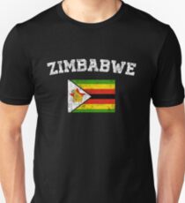 Simbabwische Flagge Shirt - Vintage Simbabwe T-Shirt Unisex T-Shirt