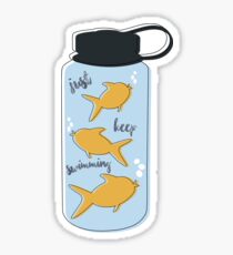 EINFACH WEITER SCHWIMMEN Sticker