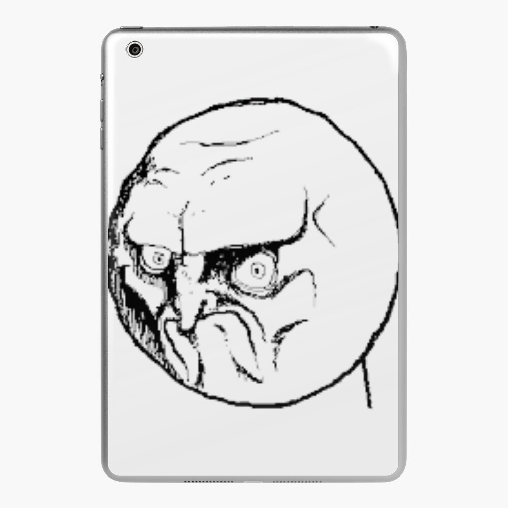 Masochist face meme | iPad Case & Skin