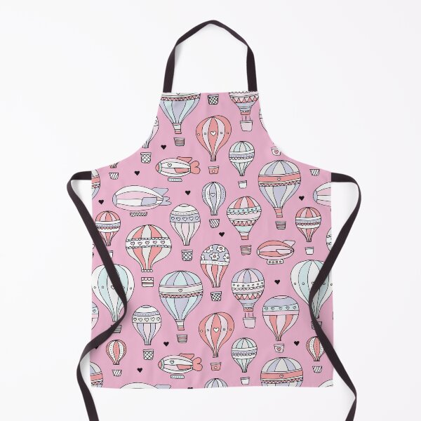 Item preview, Hot Air Balloons & Zeppelin - Pink designed and sold by Rainbows Galore.