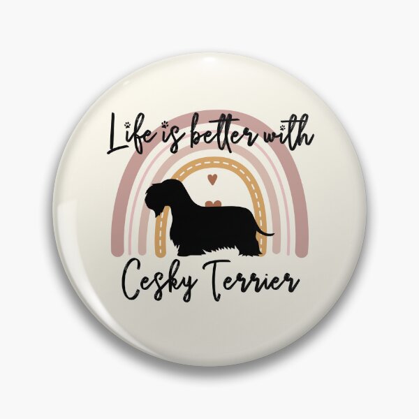 Artikelvorschau, Cesky Terrier Dog Rainbow Aesthetic Boho entworfen und verkauft von rafaeltto.