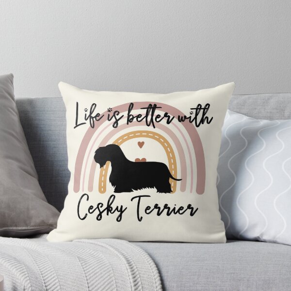 Item preview, Cesky Terrier Dog Rainbow Aesthetic Boho designed and sold by rafaeltto.