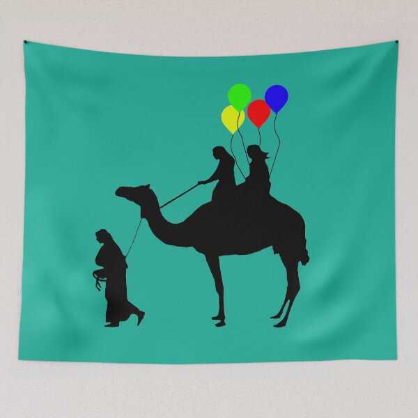 Artikelvorschau, Bunter Ballon auf Kamelritt entworfen und verkauft von UniqueDesignHub.