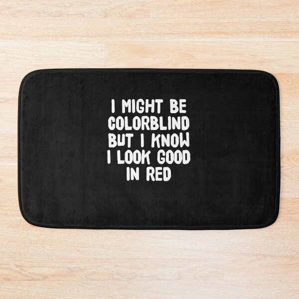 Item preview, I Might Be Colorblind but I Know I Look Good in Red   Funny Colourblind Essential T Shirt designed and sold by Jasarter.