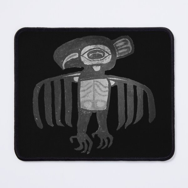 Item preview, Mystical Native American Black Raven Spirit on Black designed and sold by Spirit-World.