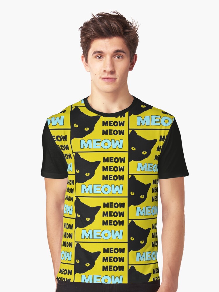 Roblox Cat Sir Meows A Lot Graphic T Shirt By Jenr8d Designs