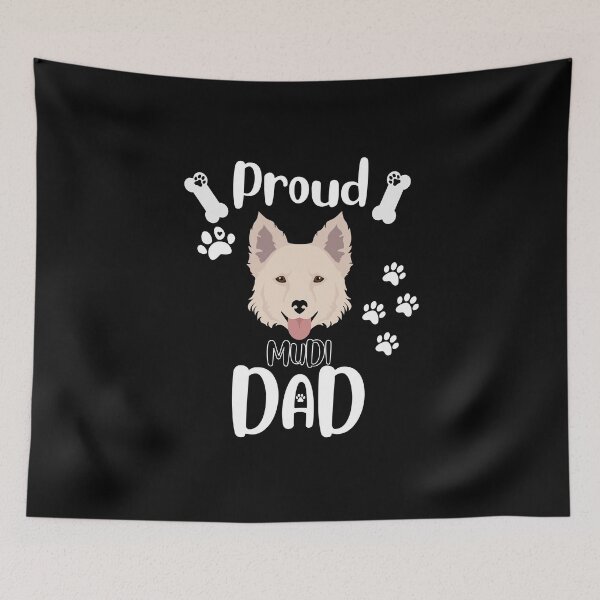 Item preview, Proud Mudi Dad designed and sold by TheDoggoStore.