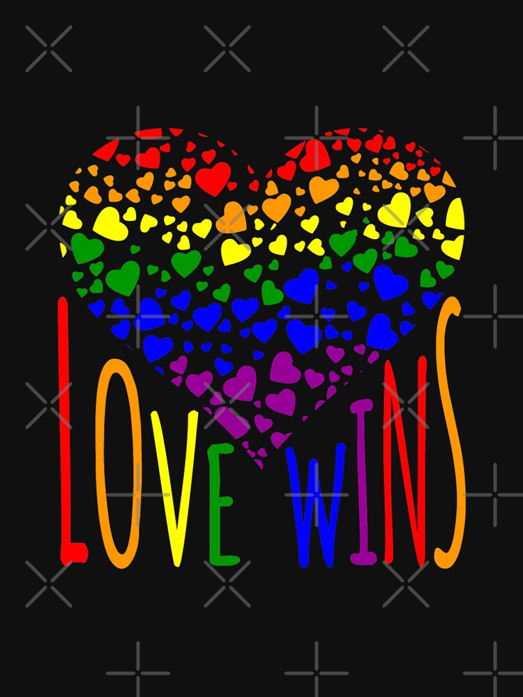 Thumbnail 4 of 4, Premium T-Shirt, Love Wins, Marriage Equality T-Shirt design. designed and sold by EthosWear.