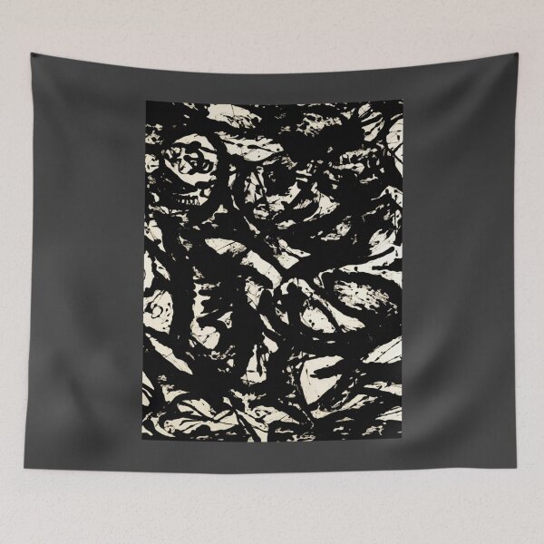 Item preview, Black and white J. Pollock style art digitally modified. Premium designed and sold by FurkanUzun.