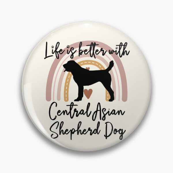 Artikelvorschau, Central Asian Shepherd Dog Rainbow Aesthetic Boho entworfen und verkauft von rafaeltto.