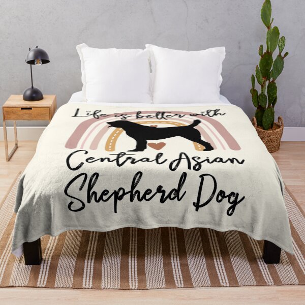 Artikelvorschau, Central Asian Shepherd Dog Rainbow Aesthetic Boho entworfen und verkauft von rafaeltto.
