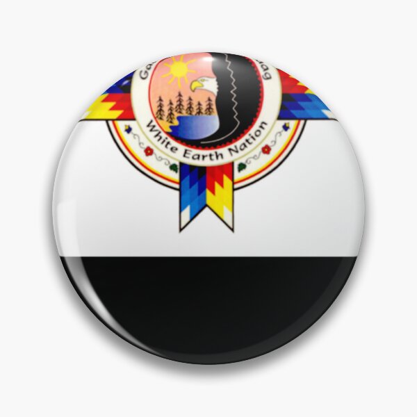 Item preview, White earth band of the ojibwe flag designed and sold by MarthaLefevre1.