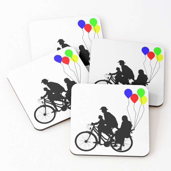 Item preview, Colorful ballon on cycle ride designed and sold by UniqueDesignHub.