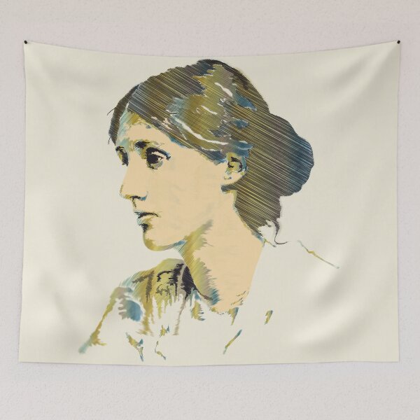 Item preview, Virginia Woolf designed and sold by Emi Yañez.
