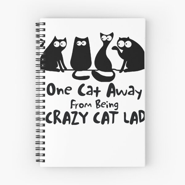 Item preview, One Cat Away From Being A Crazy Cat Lady designed and sold by bakayeciavod.