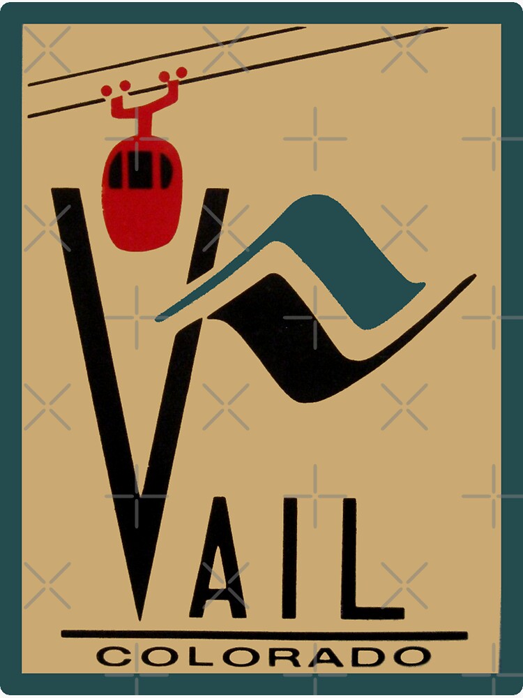 Vail Colorado Vintage Travel Decal by hilda74