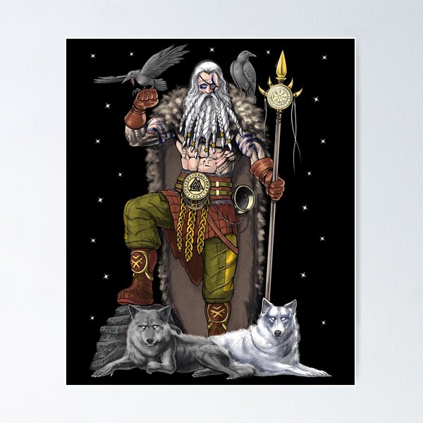 Scandinavian God - Odin Art Board Print for Sale by MyFavorTee